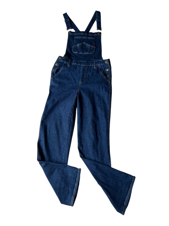 Judy Blue Denim - Judy Blue Dark Wash Denim Overalls - Classic Blue Bib With Pocket Size XL (12)